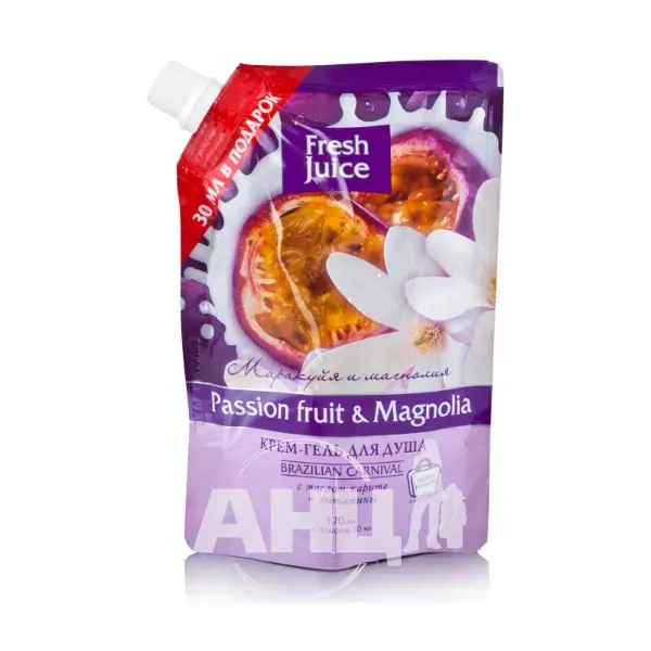 Крем-гель для душу Fresh Juice Passion Fruit & Magnolia 200 мл
