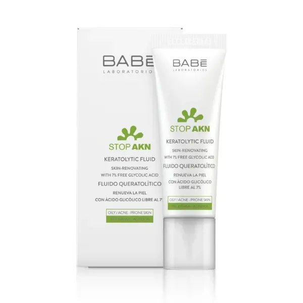 Флюїд Babe Laboratorios Stop AKN кератолітичний з гліколевої кислотою для проблемної шкіри 30 мл