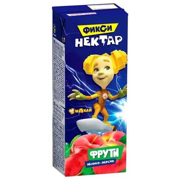 Сок Фиксики Яблоко-персик нектар 200 мл