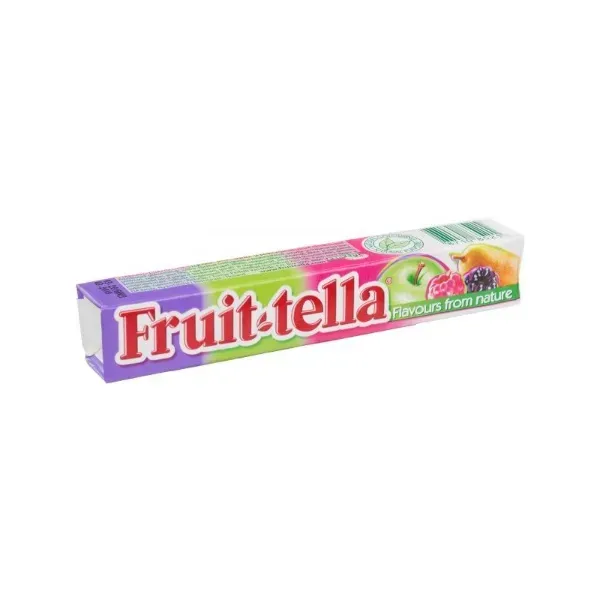 Цукерки жувальні Fruit-tella садові фрукти 41 г
