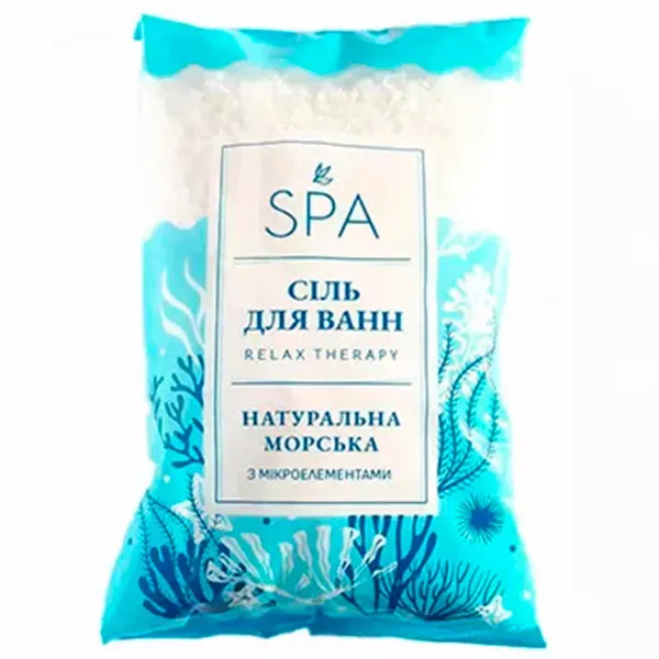 Сіль SPA для ванн Натуральна морська пакет 1 кг