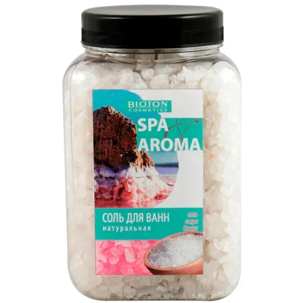 Морська сіль для ванн Bioton Cosmetics Spa Aroma натуральна сіль озера Сиваш 750 г