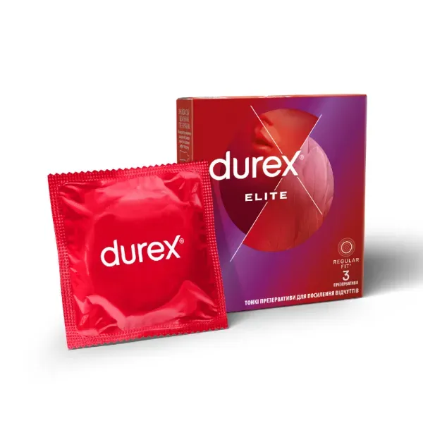 Презервативы Durex elite тонкие №3