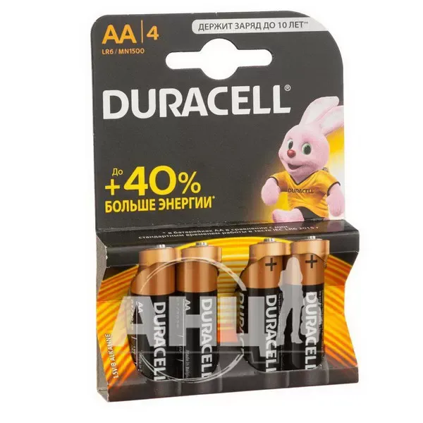 Батарейки Duracell AA LR6 №4