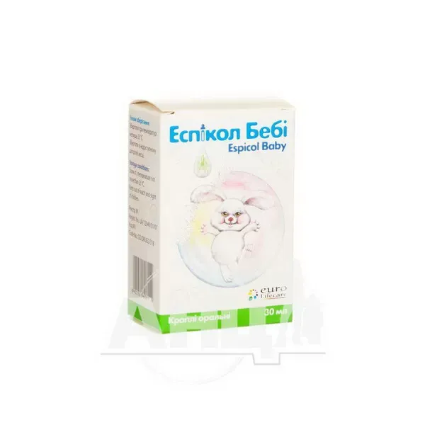 Еспікол Бебі краплі оральні 40 мг/мл флакон 30 мл