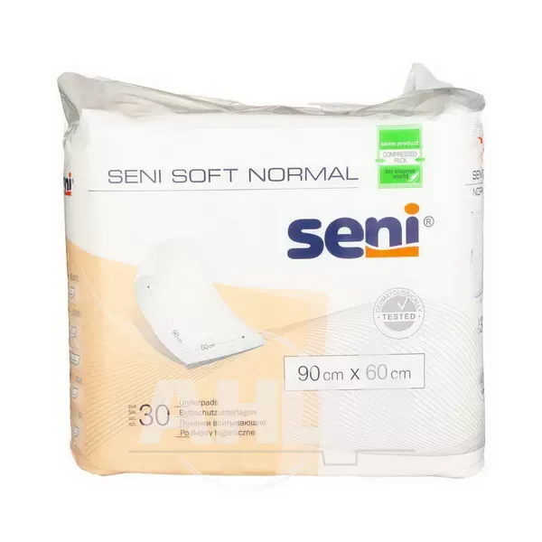 Одноразові пелюшки Seni Soft Normal 60 х 90 см №30