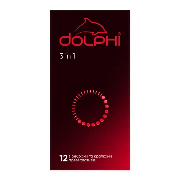 Презервативы Dolphi 3 в 1 №12