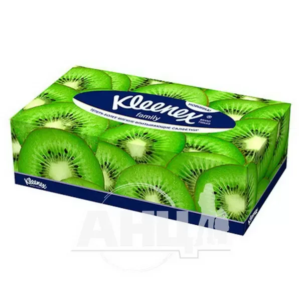 Серветки гігієнічні Kleenex Family коробка №150