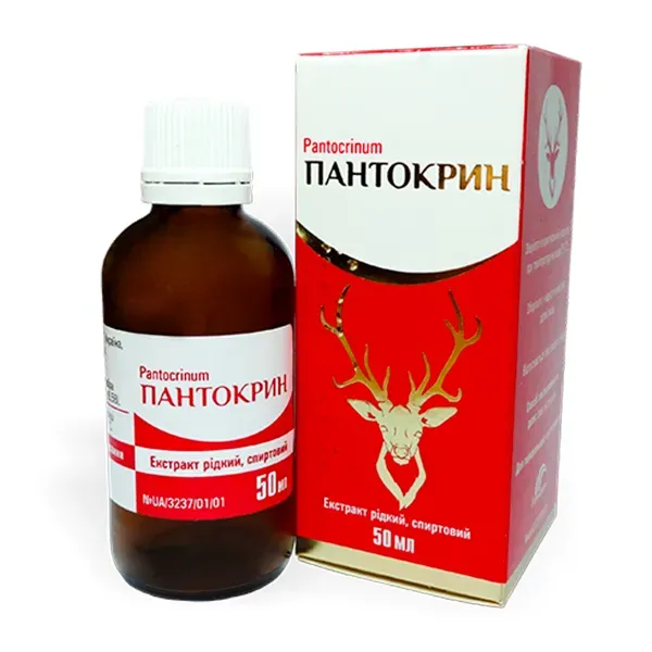 Пантокрин екстракт рідкий спиртовий 50 мл