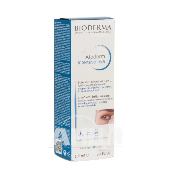 Засіб для догляду за шкірою навколо очей Bioderma Atoderm Intensive 3в1 100 мл