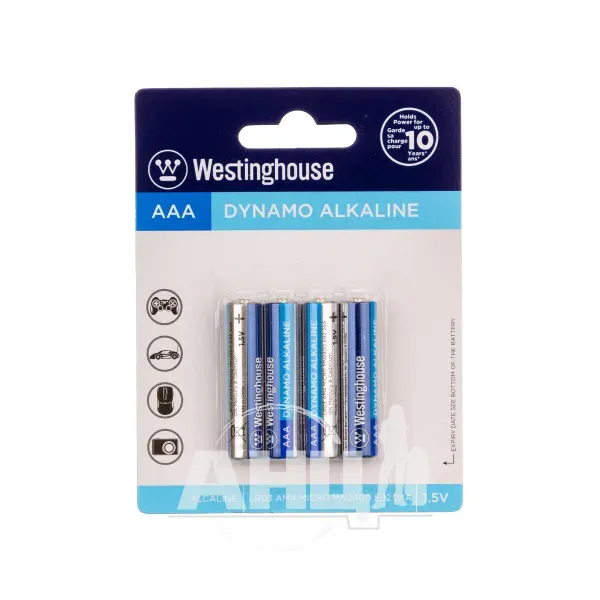 Батарейка Westinghouse Dynamo Alkaline AАA/LR3 №4