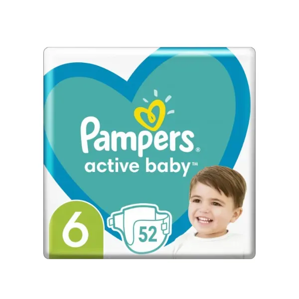 Підгузники дитячі Pampers Active Baby Extra Large №52