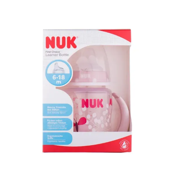 Бутылочка Nuk First Choice + пластиковая с мягким силиконом 150 мл