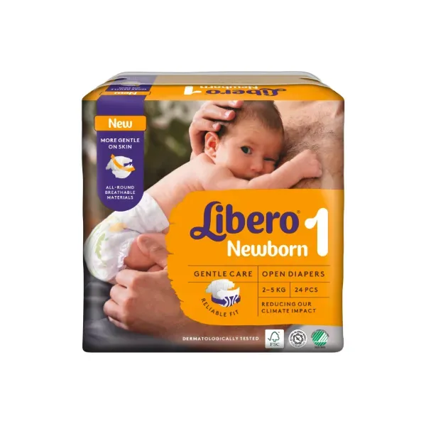 Подгузники Libero Newborn 1 2-5 кг №24