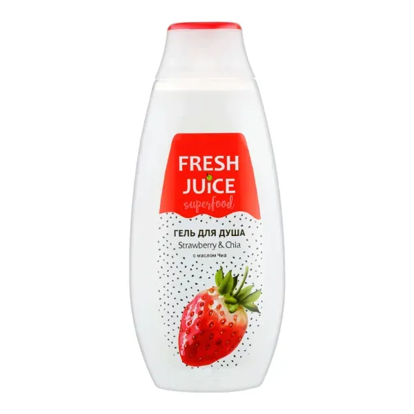 Гель для душу Fresh Juice Strawberry & Chia 400 мл