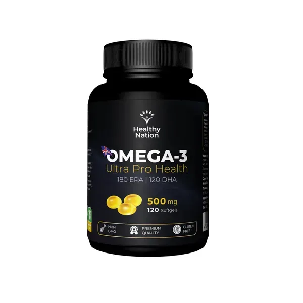 Healthy Nation Омега-3 500 мг капсули №120
