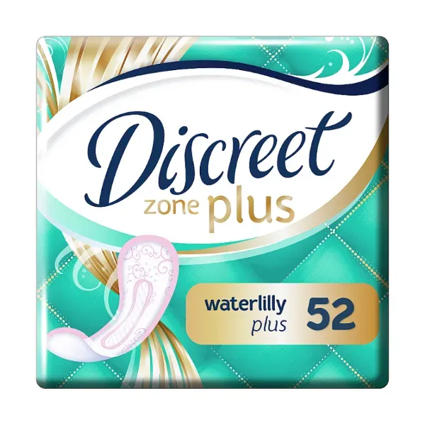 Прокладки ежедневные Discreet Deo Water Lily Plus №52