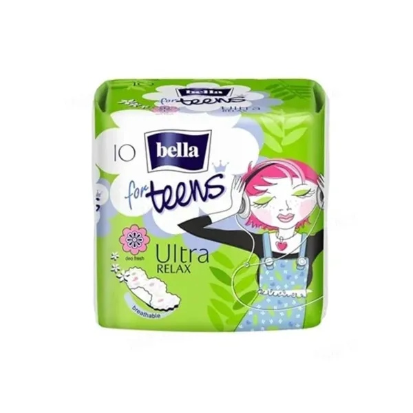 Прокладки Bella for Teens Ultra Relax зелений чай №20