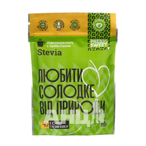 Заменитель сахара Prebiosweet Stevia 150 г