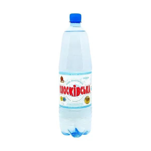 Вода минеральная лечебно-столовая Плосковская негазированная бутылка п/э 1,5 л
