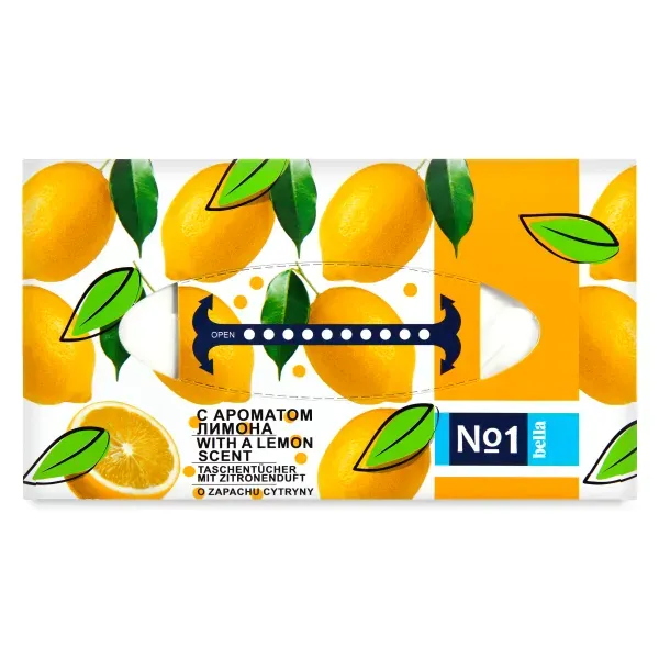 Платочки универсальные Bella лимон №150