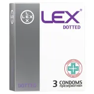 Презервативи Lex dotted №3