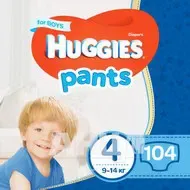 Подгузники-трусики детские гигиенические для мальчиков Huggies Little Walkers 4 (9-14кг) №52
