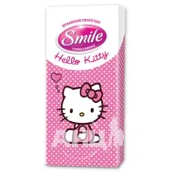Платки носовые детские Smile Hello Kitty ароматизированные №10