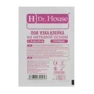 Пластырная повязка на нетканой основе h pore Dr.House стерильная 6 см х 8 см