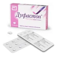 Дуфастон таблетки покрытые пленочной оболочкой 10 мг блистер №14