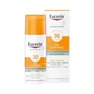 Сонцезахисний гель-крем Eucerin для жирної і схильної до акне шкіри обличчя SPF 30 50 мл