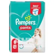 Подгузники-трусики детские Pampers Pants Extra Large 6 №44