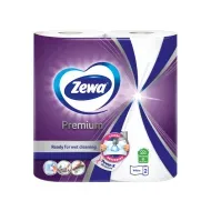 Бумажное полотенце Zewa 2 в 1 белые №2