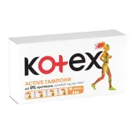 Тампони жіночі гігієнічні Kotex Active Normal №16