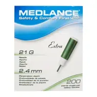 Ланцет Medlance plus Extra 2,4 мм №200 зелений