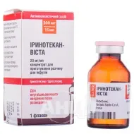 Иринотекан-Виста концентрат для раствора для инфузий 300 мг/15 мл флакон №1