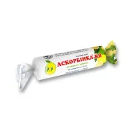 Аскорбинка-КВ таблетки 25 мг в этикетке со вкусом лимона №10