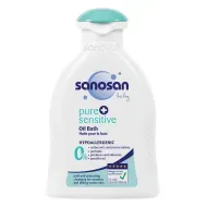 Детское гипоаллергенное масло Sanosan Pure & Sensitive для купания 200 мл