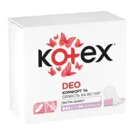 Щоденні прокладки Kotex Normal Deo + №56