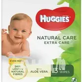 Вологі серветки Huggies natural care extra care №168