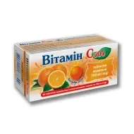 Вітамін С 500 мг жувальні таблетки апельсин №60