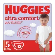 Підгузки Huggies Ultra Comfort розмір 5 (11-25 кг) №42