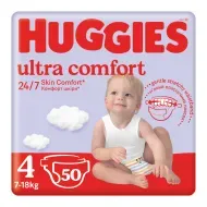 Подгузники Huggies Ultra Comfort 4 (8-14 кг) №50