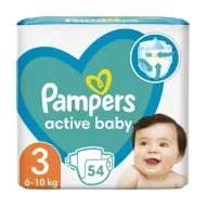 Подгузники Pampers Active Baby Midi 3 (6-10 кг) №54