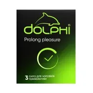 Презервативы Dolphi Prolong  pleasure с пролонгирующим эффектом №3