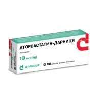 Аторвастатин-Дарниця таблетки 10 мг №28