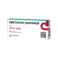 Кветіапін таблетки 25 мг №30