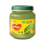 Пюре овощное Зеленый горошек Milupa для детей от 5 месяцев 125 г