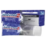 Зубна паста Blend-a-med 3D White Відбілювання та глибоке очищення з деревним вугіллям 75 мл