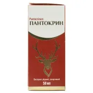 Пантокрин экстракт жидкий спиртовой флакон 50 мл